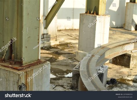 Structure Steel Beam Metal Pillar Support Stock Photo 2270200723