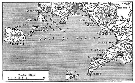 Antique map of Gulf of Naples Our beautiful Wall Art and Photo Gifts ...