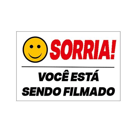 Placa Bits Sorria Voc Esta Sendo Filmado Kabum