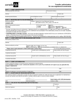 Fillable Online Nextstep Transfer Authorization For Non Registered