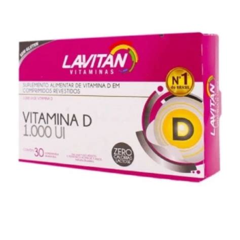 Vitamina D Lavitan 1000ui Concentrado Cimed C 30 Submarino