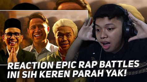 REACTION ANIES VS PRABOWO VS GANJAR EPIC RAP BATTLES OF PRESIDENCY