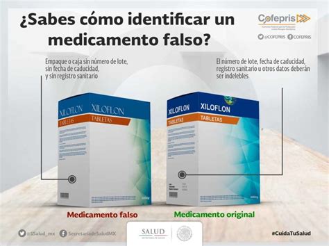 Sabes cómo identificar un medicamento falso ANAFARMEX