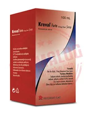 Kreval Forte Mg Ml Surup Ml Kub