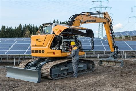 Liebherr Crawler Excavator R 914 Compact At The Maskin Expo 2015 Liebherr