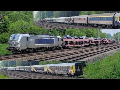 Bahnverkehr In Kirchseeon Vectron BR 193 Metrans Mit Urlaubs