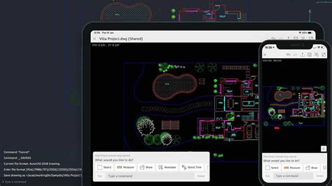 A Design In Autodesk AutoCAD On Web Tablet And Mobile