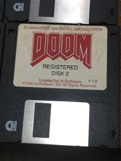 Original Doom Registered V Floppy Disks This Set Is Very