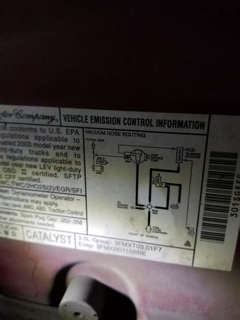 Ford Escape Vacuum Line Diagram