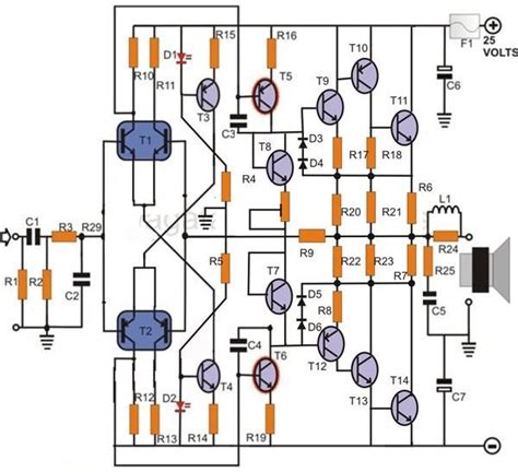 Simple Transistor Amplifier Circuit Diagram Wiring Boards