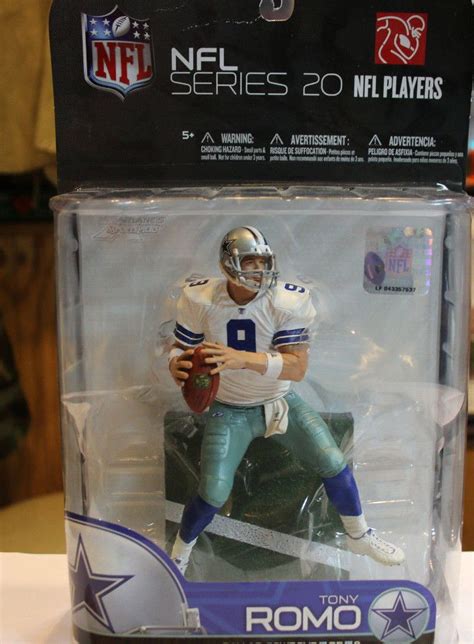 2009 Mcfarlane Nfl Cowboys Tony Romo 9 Series 20 Figure New In Box Jsh