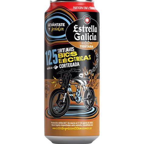 Comprar Cerveza Tostada Sin Alcohol Lata 33 Cl ESTRELLA GALICIA 0 0