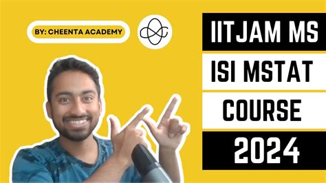 Iit Jam Ms Isi Mstat Pre Course Preparation Starts Cheenta