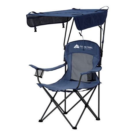 Ozark Trail Sand Island Shaded Canopy Camping Chair with Cup Holders ...