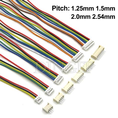 5 комплектов JST XH2.54 XH ZH PH 1,25 мм 1,5 мм 2,0 мм 2,54 мм ...