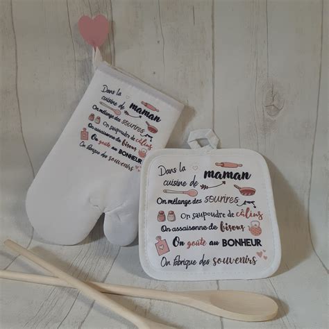 Mom Pot Holder And Kitchen Glove Set Birthday Mother S Day Pleasure