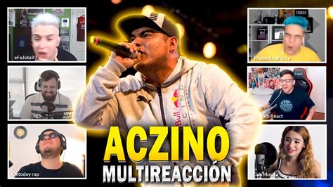 MEJORES MINUTOS DE ACZINO MULTIREACCIONES YouTube