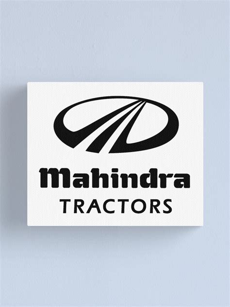 "TRACTOR-MAHINDRA TRACTORS LOGO" Canvas Print for Sale by ChrisColem ...