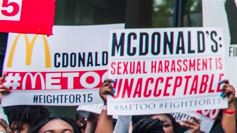 Metoo Is Not Just For Hollywood Mcdonalds Workers Strike In 10 U S