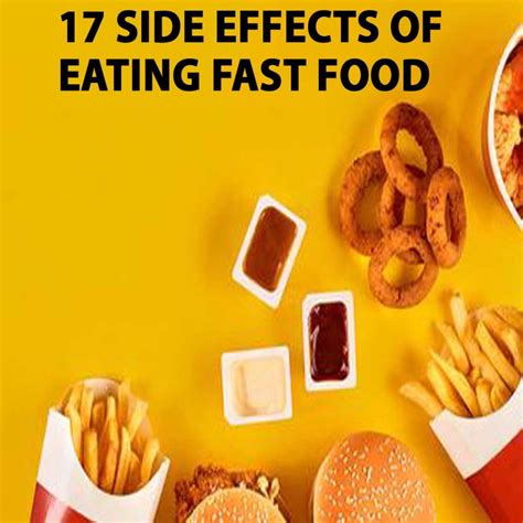 17 SIDE EFFECTS OF EATING FAST FOOD – Consumers Association Penang