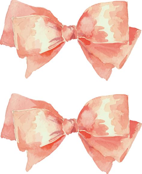 Watercolor Painting Illustration Watercolor Bow Png 1158x1417 Png Clipart Download