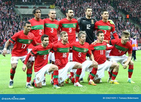 Portugal National Football Team Editorial Stock Image Image 23621029