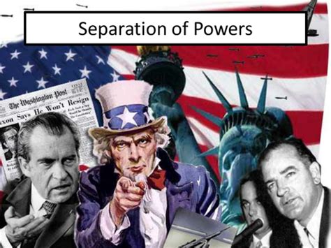 Separation of Powers | Teaching Resources