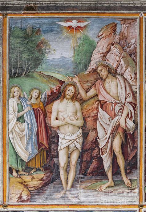 Detail Of 'the Baptism Of Jesus', From 'the Life And The Passion Of ...