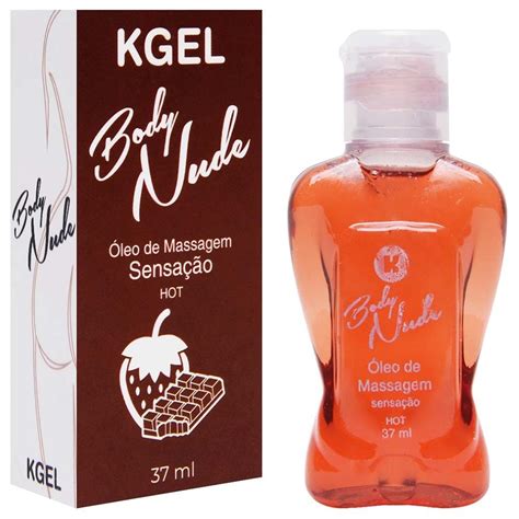 Óleo Corporal Beijável Hot Body Nude 37ml