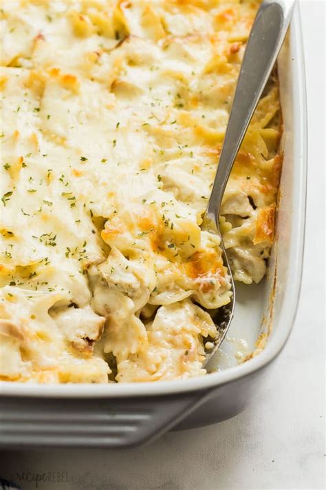 How To Make Baked Chicken Alfredo Penne