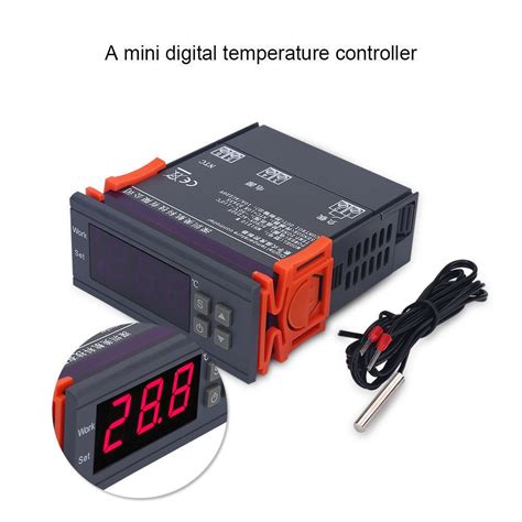 Digital AC 220V 10A Temperature Controller Thermostat With Sensor