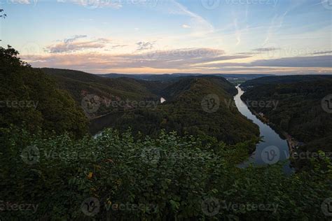 View Of The Saar Loop In Saarland 9737993 Stock Photo At Vecteezy