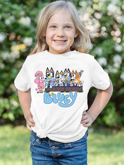 Bluey And Friends Shirt Bluey Character Shirt Muffin Cupcake Heeler