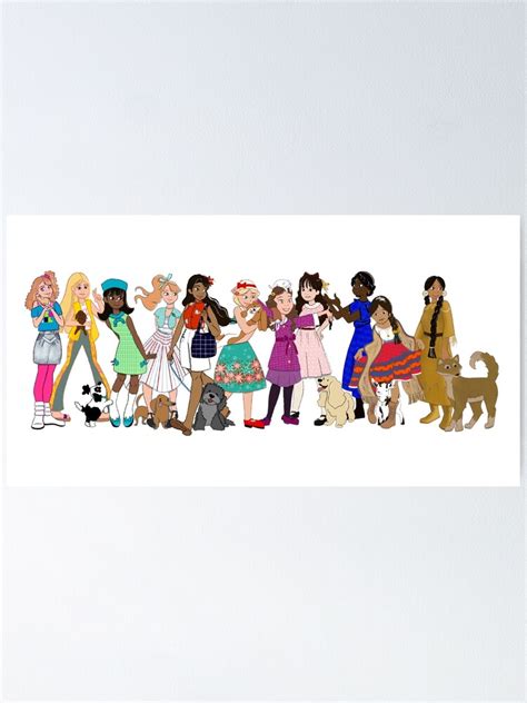 "American girl doll historical characters " Poster for Sale by Bumble ...