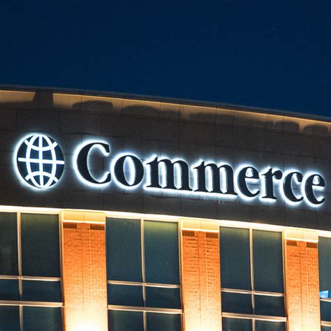 Commerce Bank at the Waterfront in Wichita, KS - Luminous Neon Art & Sign Systems | Kansas and ...