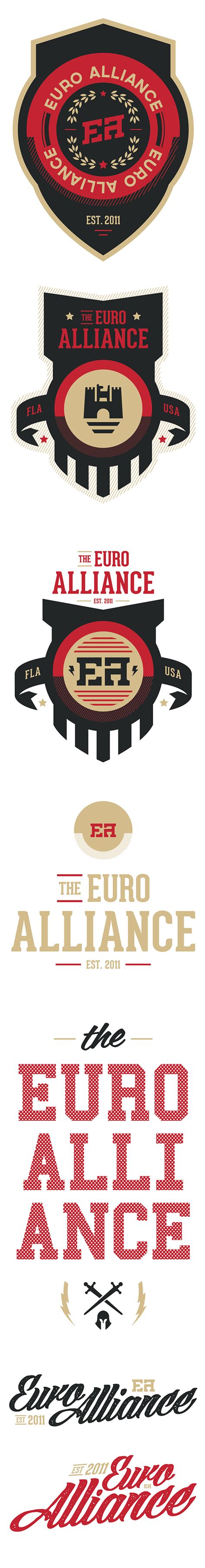 The Euro Alliance Car Club Logo on Behance