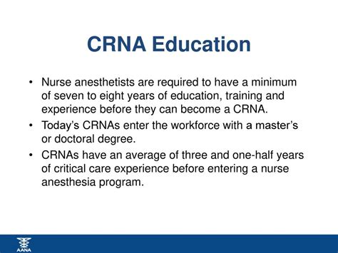 Crna education requirements