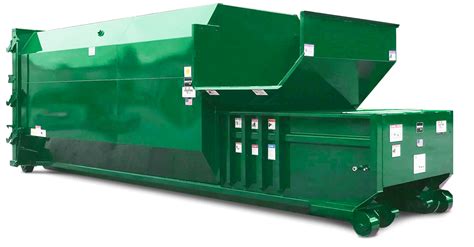 RJ 100SC Self Contained Trash Compactors With Container For Sale