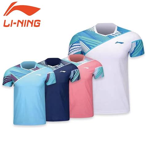 Li Ning S New Badminton Jersey Men S And Women S Competition Top Club