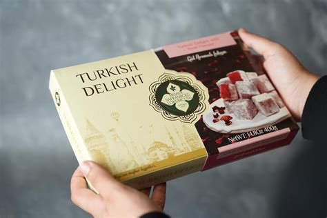 Authentic Turkish Delight With Gift Box Luxury Exotic Flavours