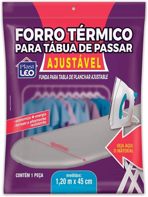 Plastleo Forro T Rmico Para T Bua De Passar Roupa Ajust Vel X