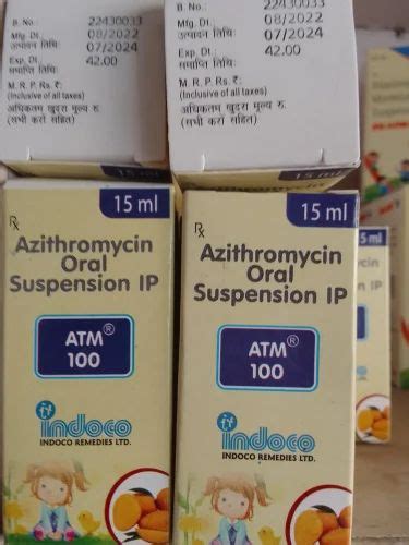 Pharmaceutical Tablets Azithromycin Oral Suspension Ip Manufacturer