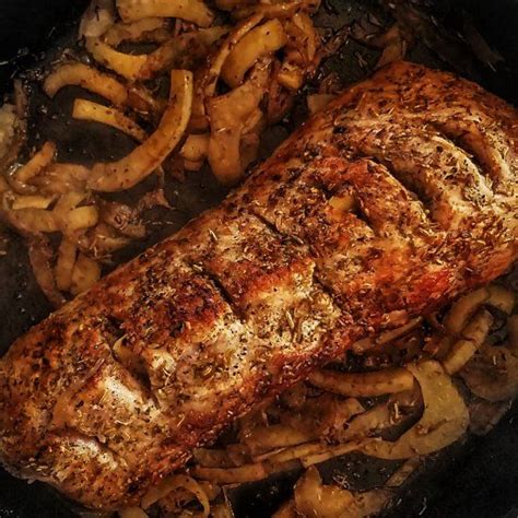 Fennel Crusted Pork Loin With Fig Balsamic Glaze Made In 30 Minutes For An Easy Upscale