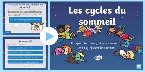 FREE Powerpoint Les Cycles Du Sommeil Teacher Made