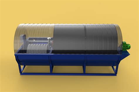 ROTATING BIOLOGICAL CONTACTOR RBC WASTEWATER TREATMENT 3D Model CGTrader