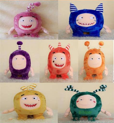 Billsaer Cm Oddbods Newt Buuble Pogo Zee Jeff Fuse Slick Plush Dolls