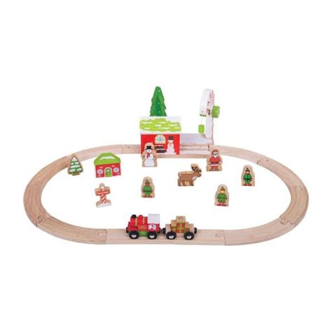 Winter Wonderland Train Set - Bigjigs Toys Vehicles & Trains | Maisonette