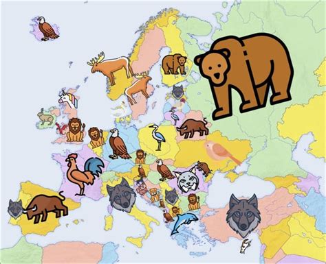 National animals : r/europe