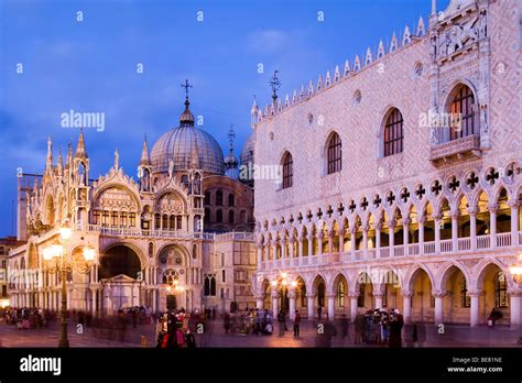 St Marks Square Piazza San Marco With Basilica San Marco And Doges