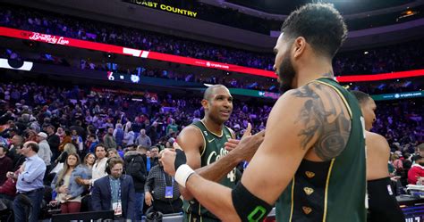 Celtics' Jayson Tatum Calls Al Horford an 'Elite Shooter' After Spat